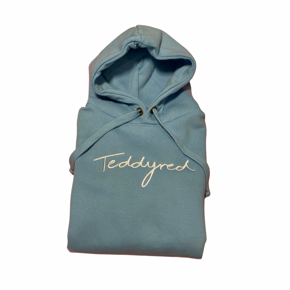 
            
                Load image into Gallery viewer, Pastel Blue Signature Hoodie
            
        
