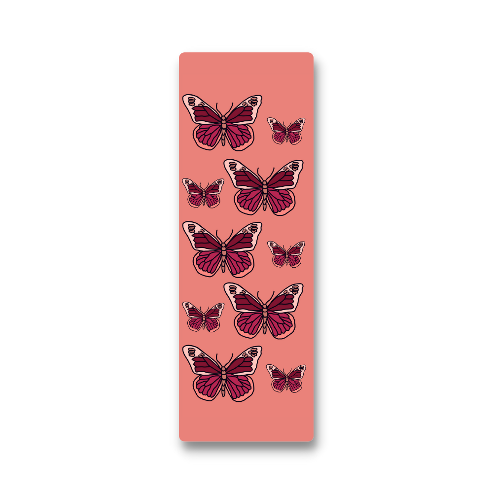 Pink Butterfly Bookmark