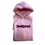 Baby Pink Icons embroidered hoodie