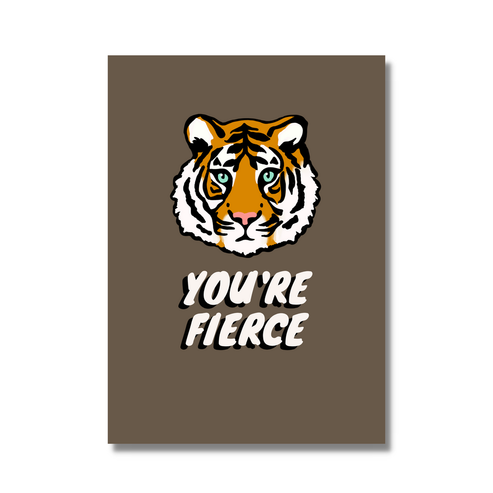 Tiger Greeting Card