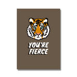 Tiger Greeting Card