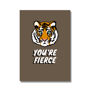 Tiger Greeting Card