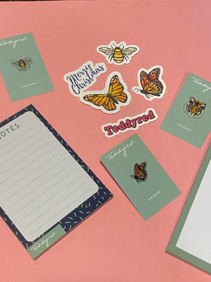 Butterfly Acrylic Pin Badge