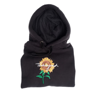 Sunflower embroidered hoodie