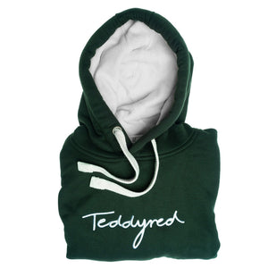 
            
                Load image into Gallery viewer, Bottle green heavyweight hoodie
            
        