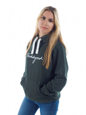 Bottle green heavyweight hoodie