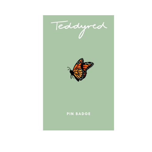 Butterfly Acrylic Pin Badge