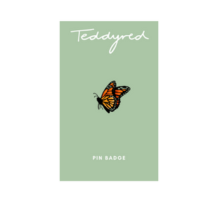 Butterfly Acrylic Pin Badge
