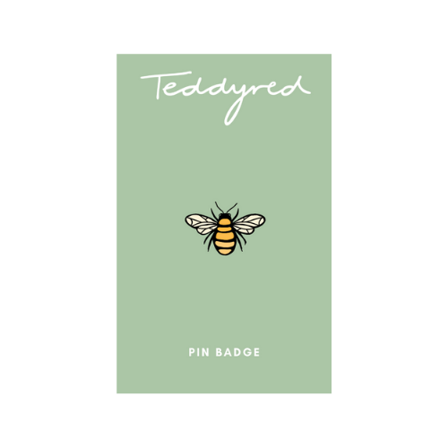 Bee Acrylic Pin Badge