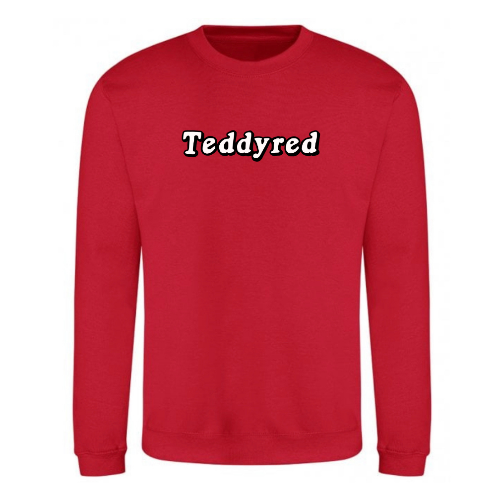 
            
                Load image into Gallery viewer, Red Icons Embroidered Sweatshirt
            
        