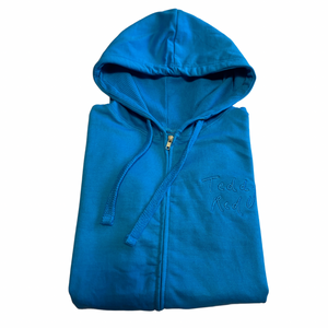 Turquoise Lightweight Zip Hoodie