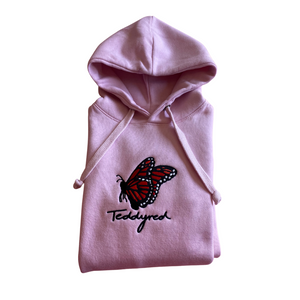 Baby Pink Butterfly Hoodie