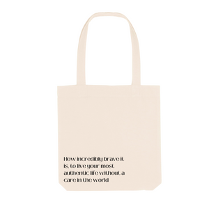 
            
                Load image into Gallery viewer, Quote Canvas Tote Bag
            
        
