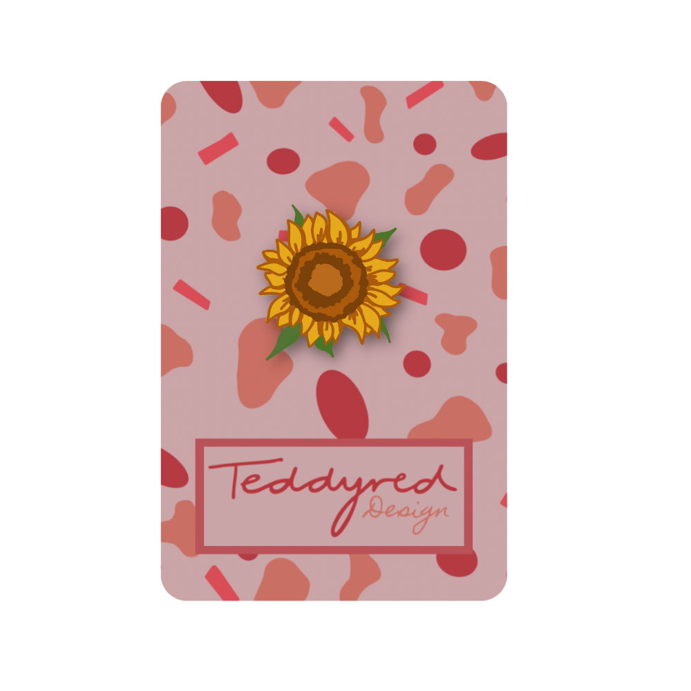 
            
                Load image into Gallery viewer, Sunflower Acrylic Pin Badge
            
        