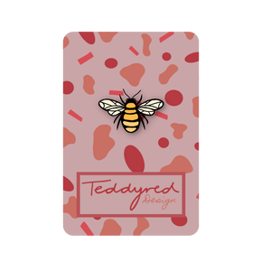 Bee Acrylic Pin Badge