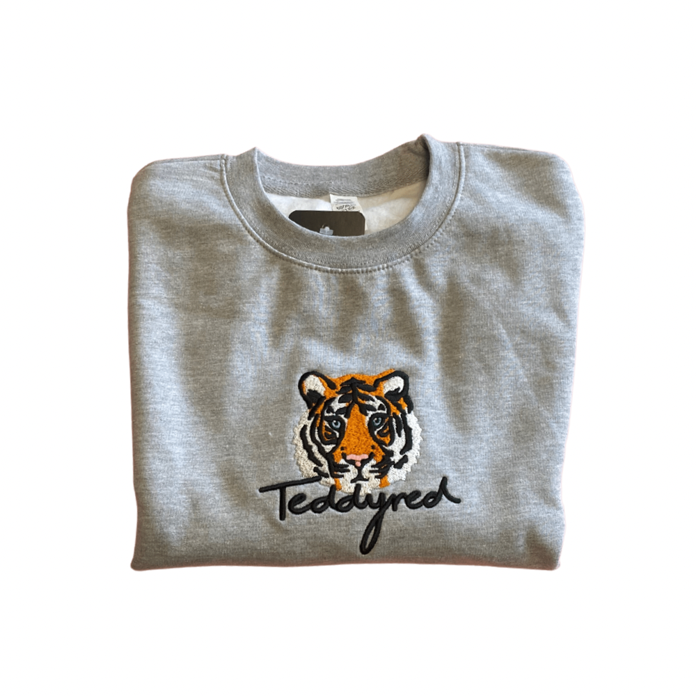 Tiger Embroidered Sweatshirt
