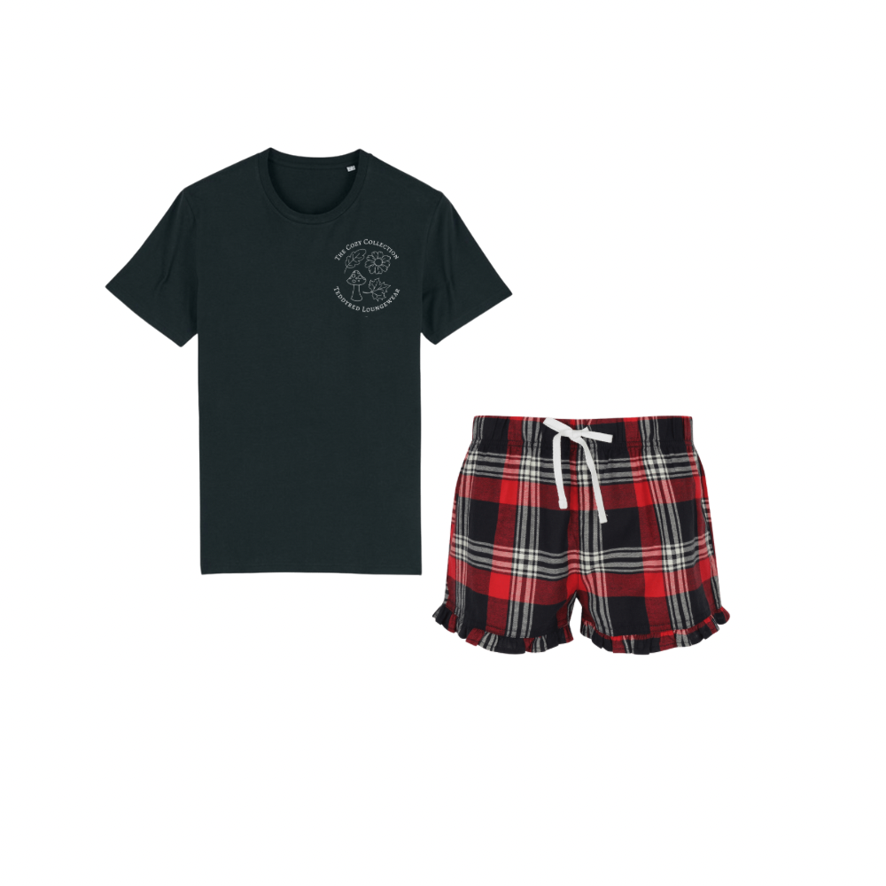 Tartan Shorts Pyjama Sets
