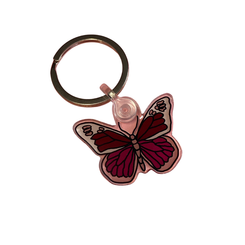 Butterfly Keyring