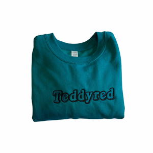 Jade Blue Retro Sweatshirt