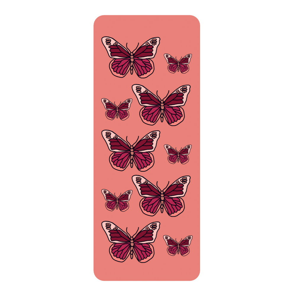Pink Butterfly Bookmark