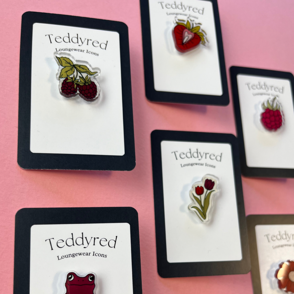 Strawberry Acrylic Pin