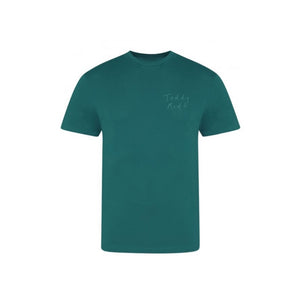 Jade Blue Embroidered T-Shirt