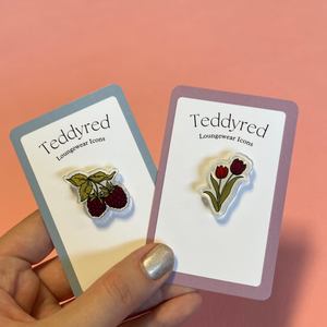 Blackberry Acrylic Pin
