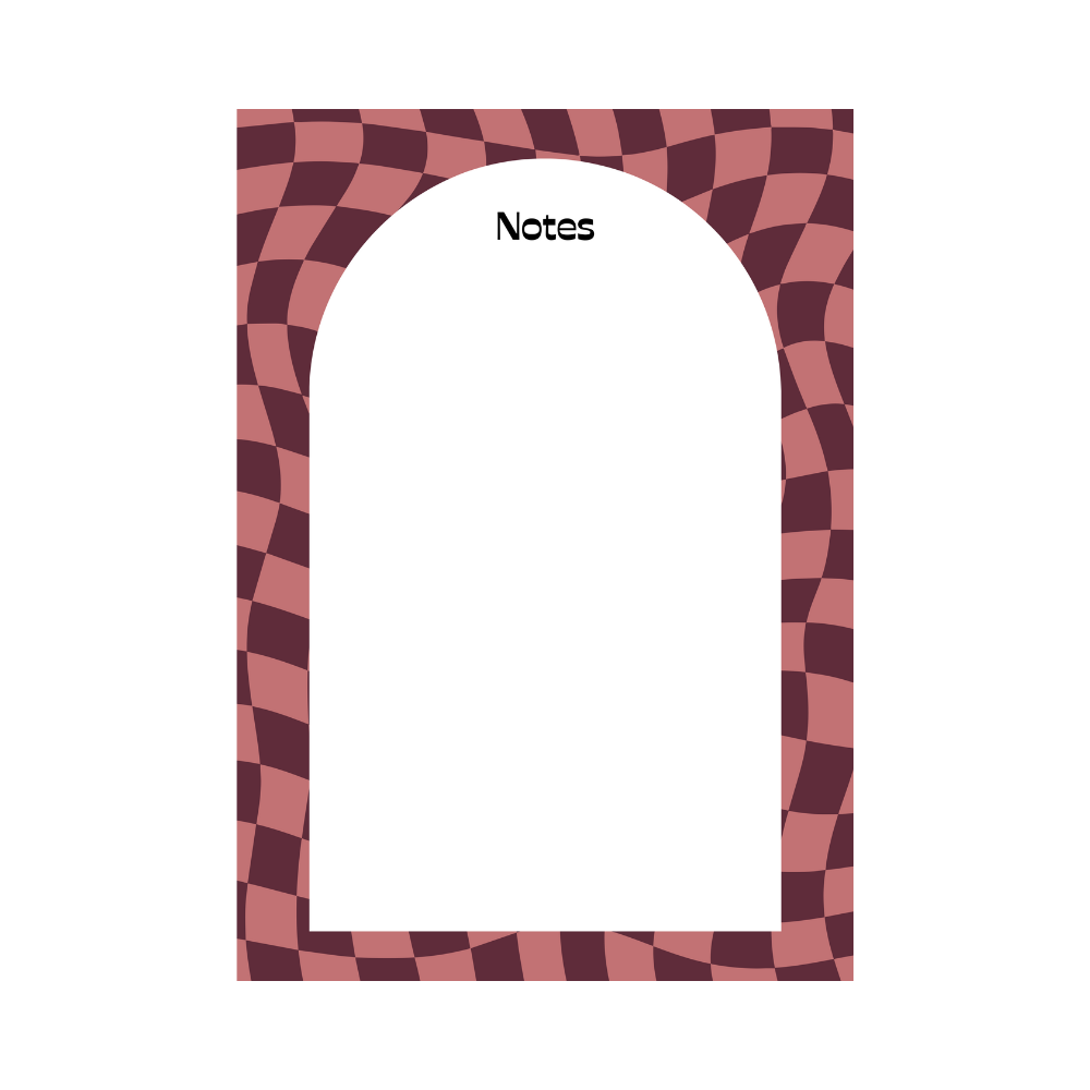 Groovy A6 Notepad