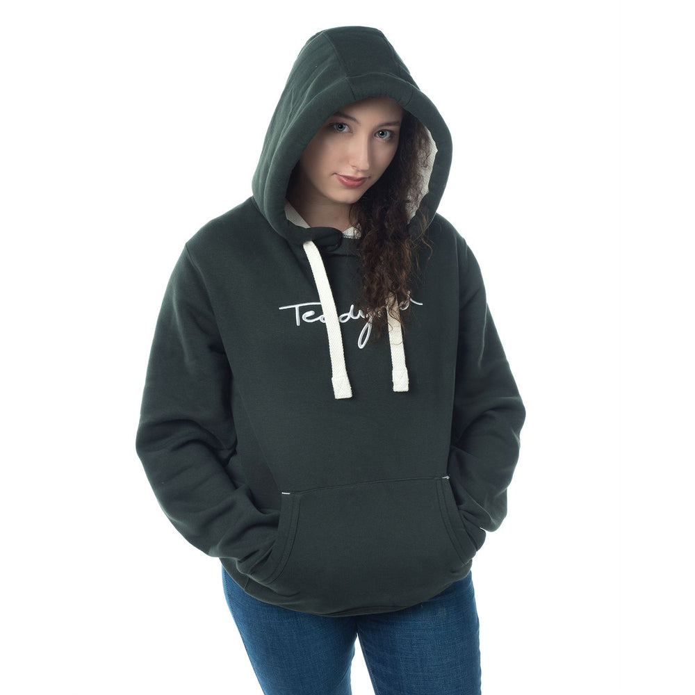 Bottle green heavyweight hoodie