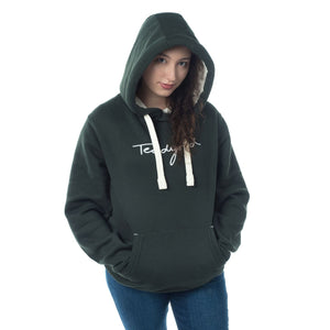 Bottle green heavyweight hoodie