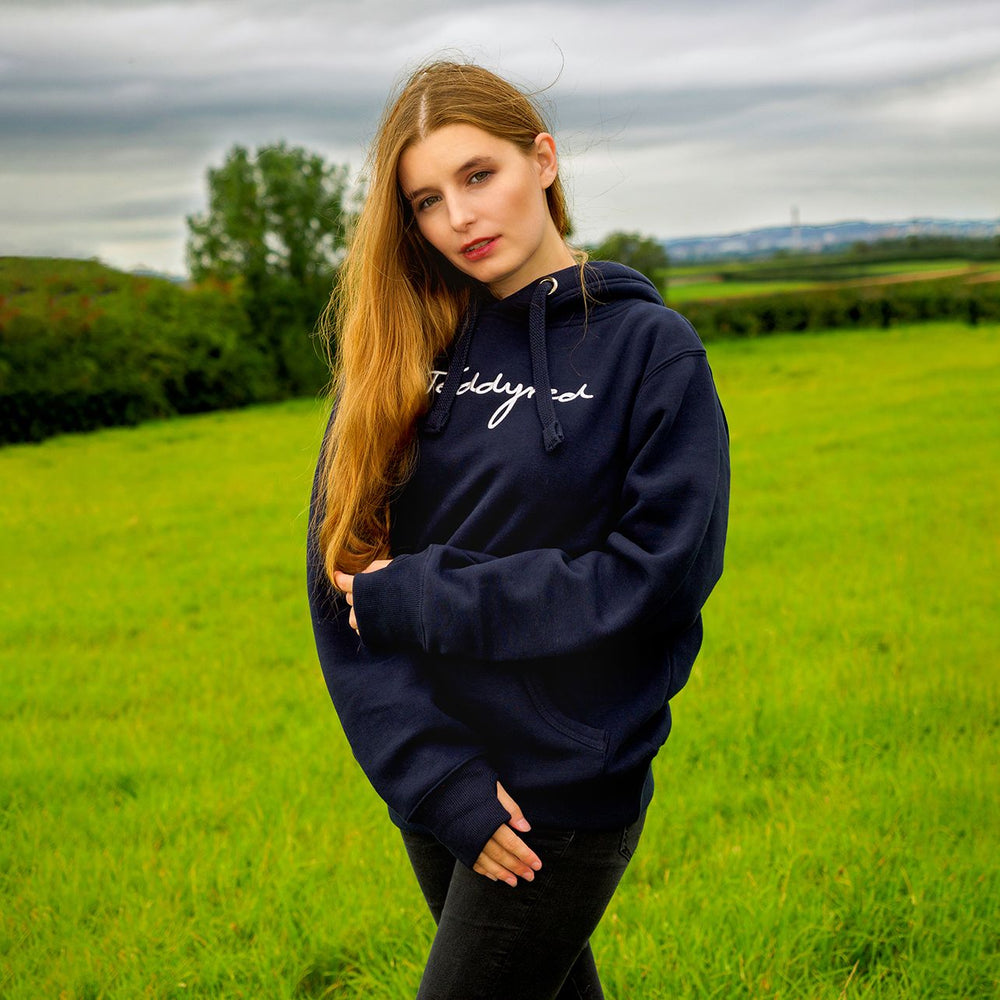 Navy heavyweight hoodie